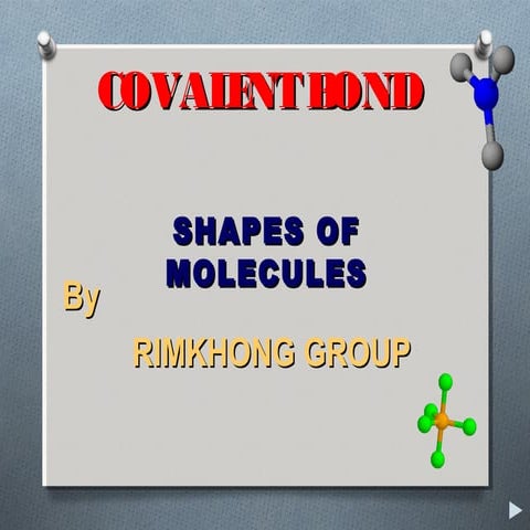 Shape of Molecule