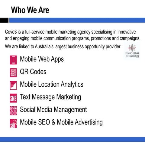 Cove3 Mobile Marketing