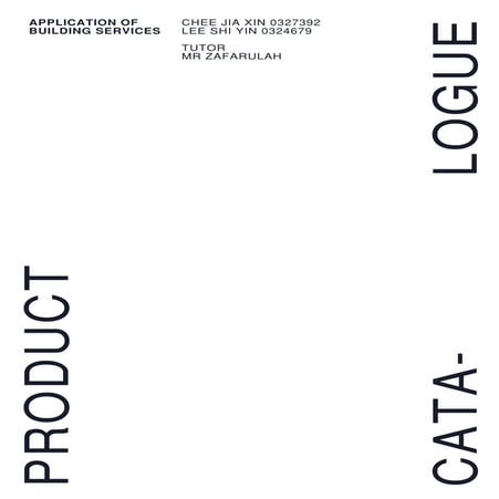 BUILDING SERVICE CATALOGUE 