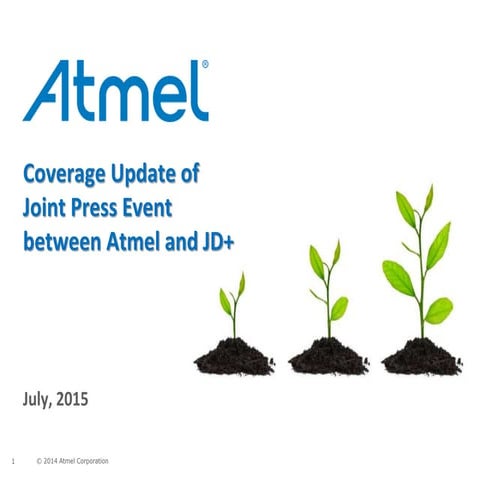 Coverage report for press event Atmel Maker Faire Shenzhen July 2015