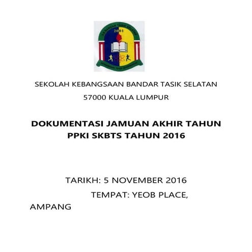 Cover dokumentasi | DOCX
