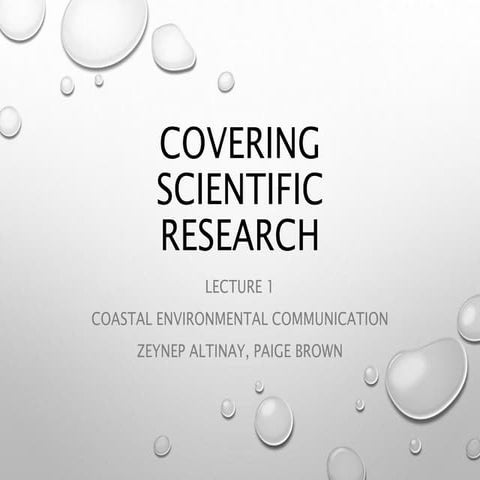 Covering Scientific Research #SciCommLSU