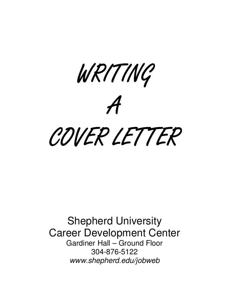 Writing a Cover Letter