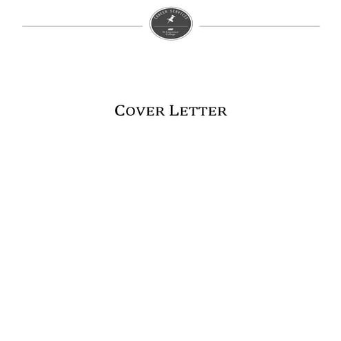 How To Write A Cover Letter