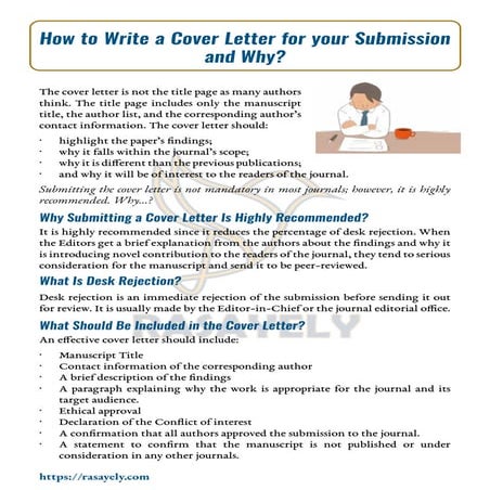 How to Write a Cover Letter for your Submission and Why? | PDF