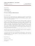 Cover letter and resume