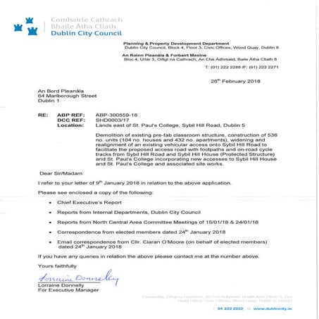 DCC CEO Report to ABP