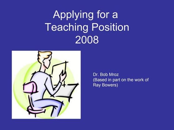 Application letter lesson plan | DOCX