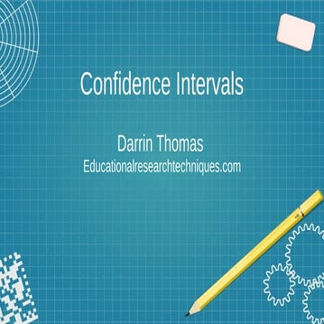 Confidence Intervals