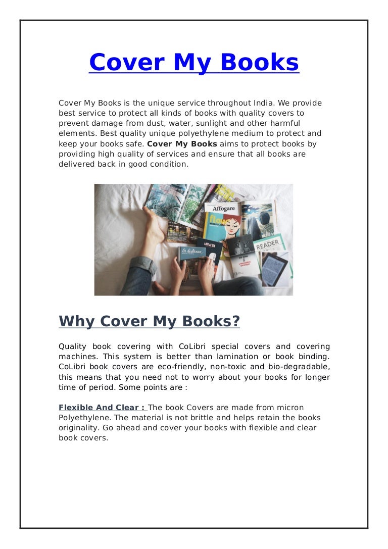 Cover My Books