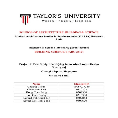 Cover page and content