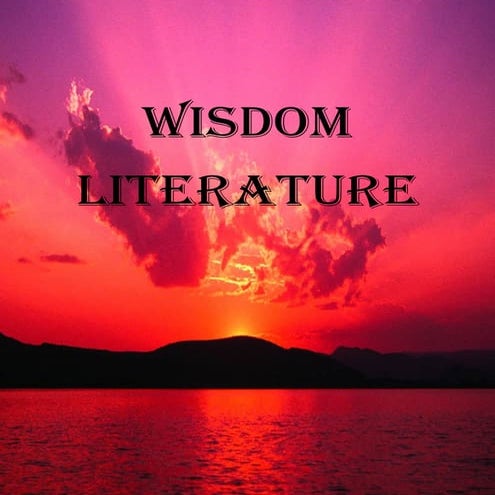 Cover page wisdom literature | RTF
