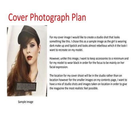 Photography Planning