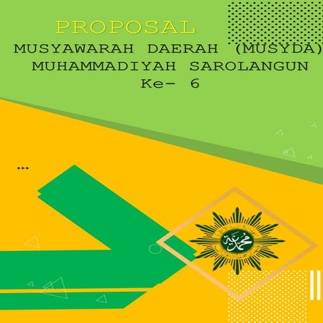 Proposal Musyda Muhammadiyah | DOCX