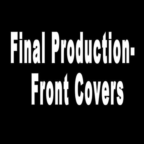 Evaluation of Front Covers