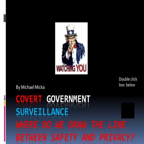 Covert government surveillance