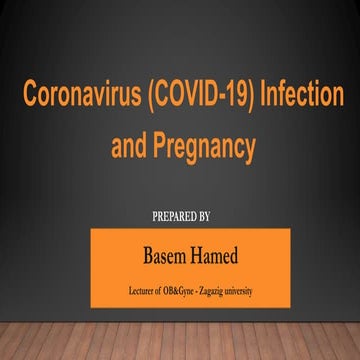 Covid 19 in Pregnancy