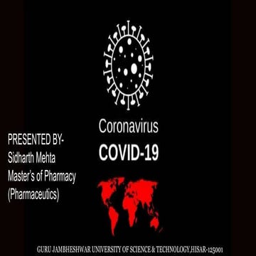 COVID-19 (Coronavirus Disease 2019)