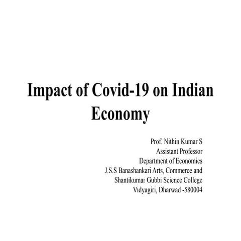 Impact of Covid-19 on Indian Economy.pptx