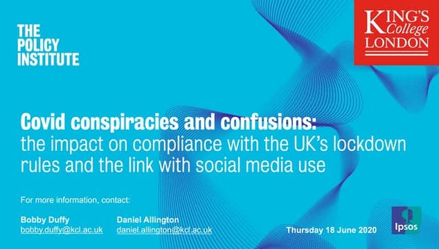 COVID-19: Conspiracies and Confusions and the link with Social Media