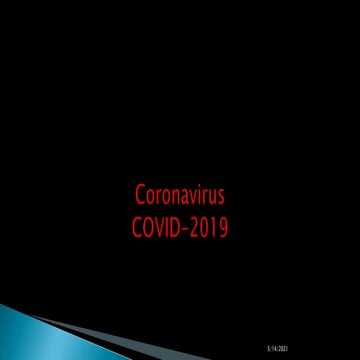 Covid 19 presentation | PPT