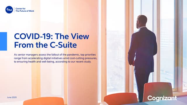 COVID-19: The View From the C-Suite