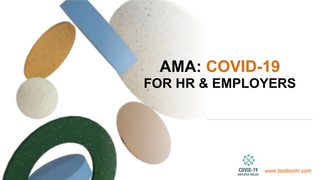 AMA: COVID-19 for HR and Employers
