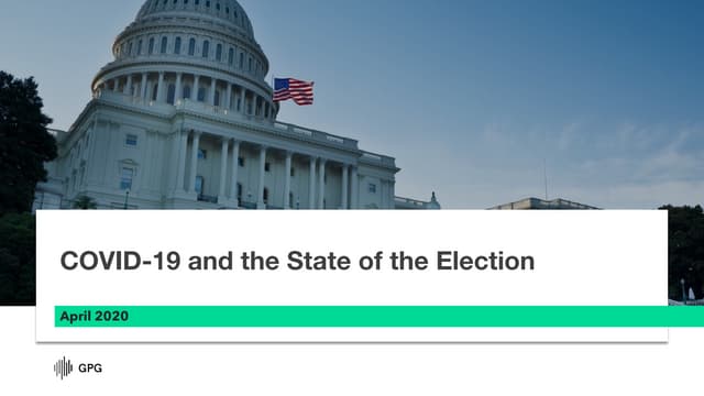 COVID-19 and The State of the Election