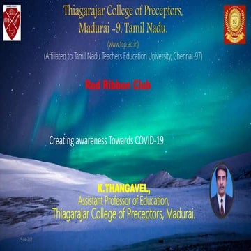 COVID-19  Awareness slide share - KT - TCP