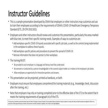 COVID-19 Healthcare ETS 502 Employee Training.pptx