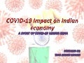 Impact of corona virus on Indian Economy 