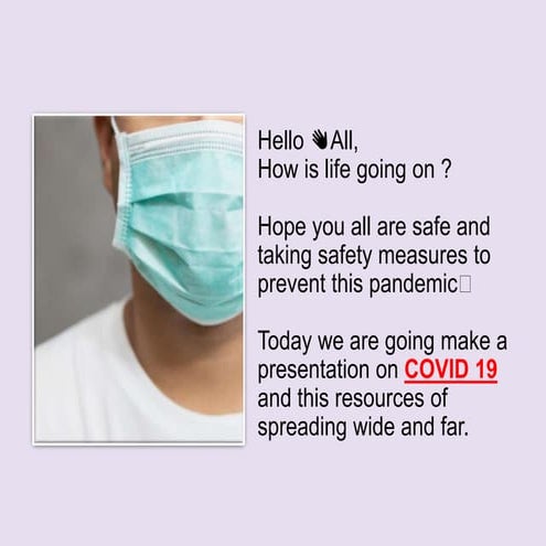 Covid19 information presentation 