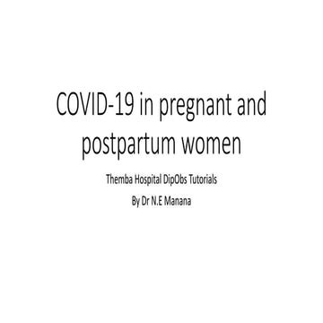 COVID-19 in pregnant and postpartum women.pptx