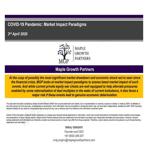 Covid 19 and Market Impact during the Pandemic | PDF