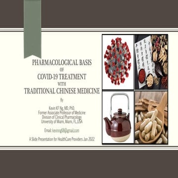 Benefits of Traditional Chinese Medicine in COVID-19 | PDF