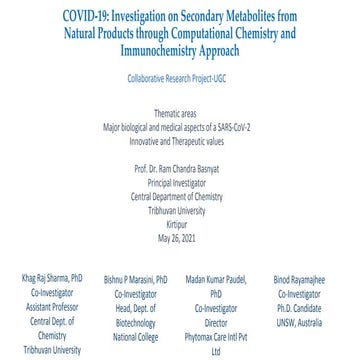 Covid 19 Project Ppt 1 Pptx