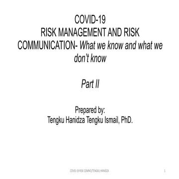 Risk perception of covid 19 | PDF