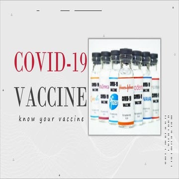 Know your COVID-19 Vaccine (Philippines)