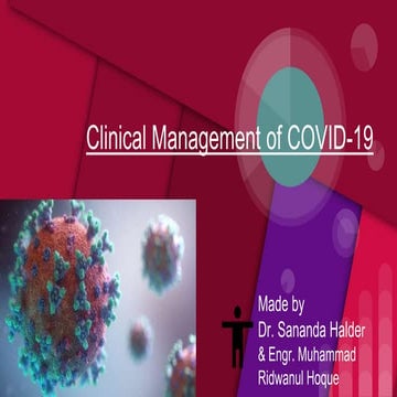 Clinical Management of Covid-19 (Bangladesh)