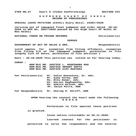 Sc order nand kishore garg | PDF