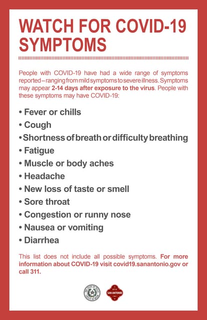 Covid19 symptoms by Lorenzo Bonfiglio | PDF