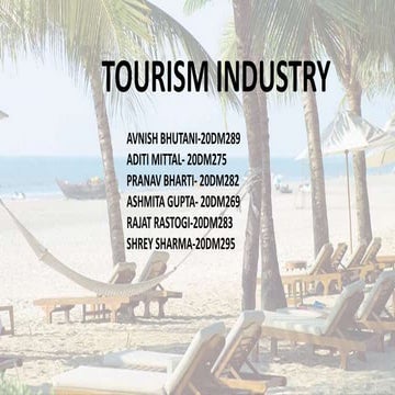 Covid-19 impact on Tourism Sector of india