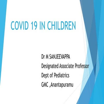 Covid 19 in children