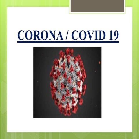 Covid 19 ppt new | PPTX