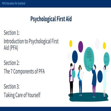 Covid 19 psychological first aid
