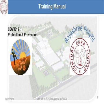 Covid19 training manual