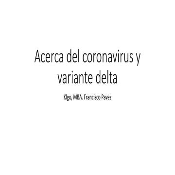 Covid, variante delta y vacunacion