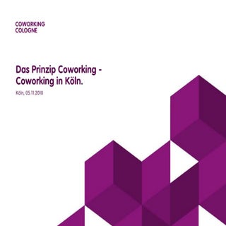 Das Prinzip Coworking - Coworking i...