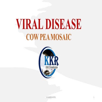 COW PEA MOSAIC                      K R.pptx