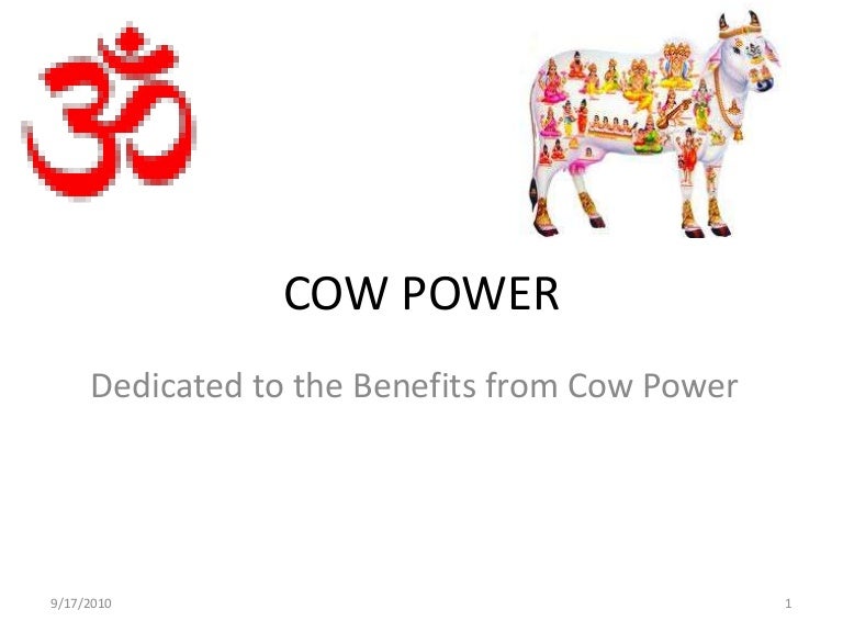Cow power overview